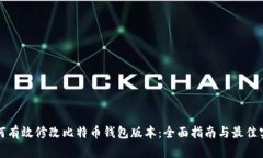 如何有效修改比特币钱包版本：全面指南与最佳